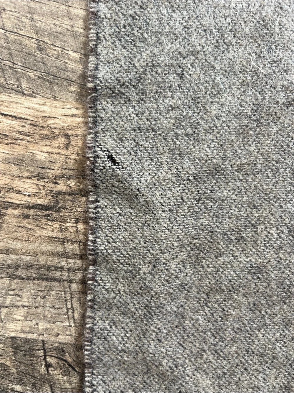 Fendi Brown and Cream Logo Fringe Wool Scarf